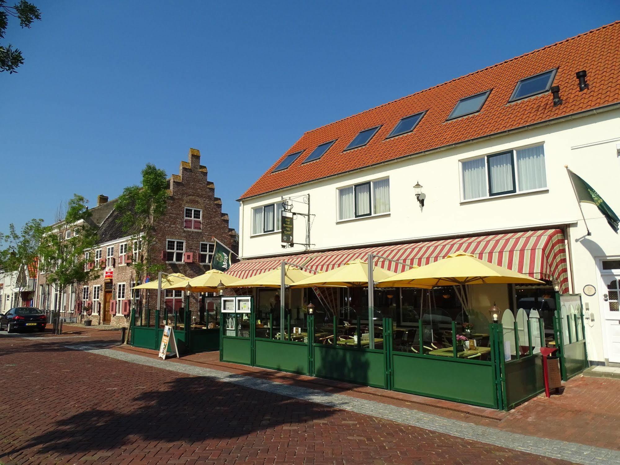 Hotel Cafe Restaurant "De Kroon" Wissenkerke Exterior foto